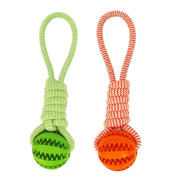 Balls Interactive Hemp Rope Rubber